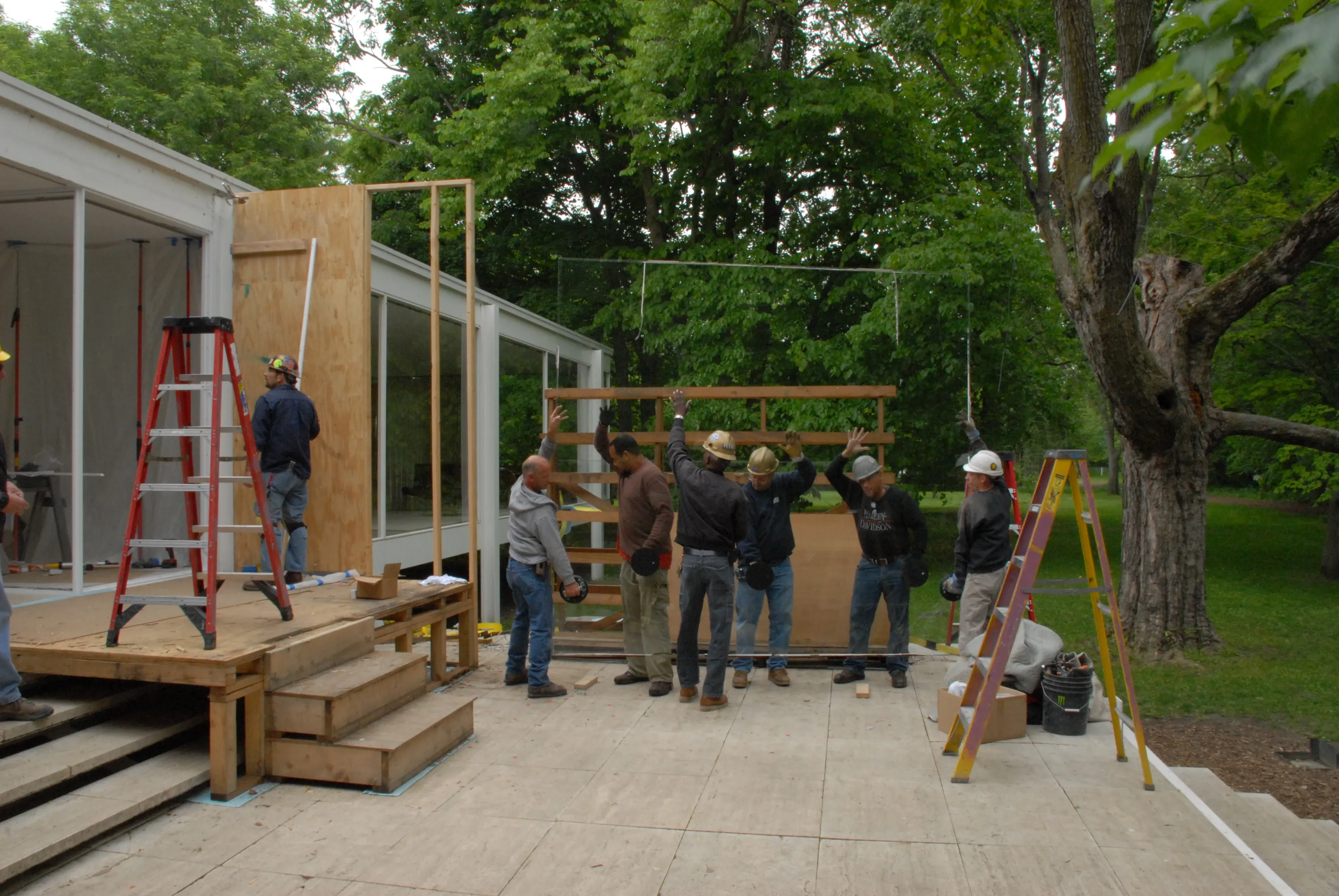 Farnsworth House Restoration 16