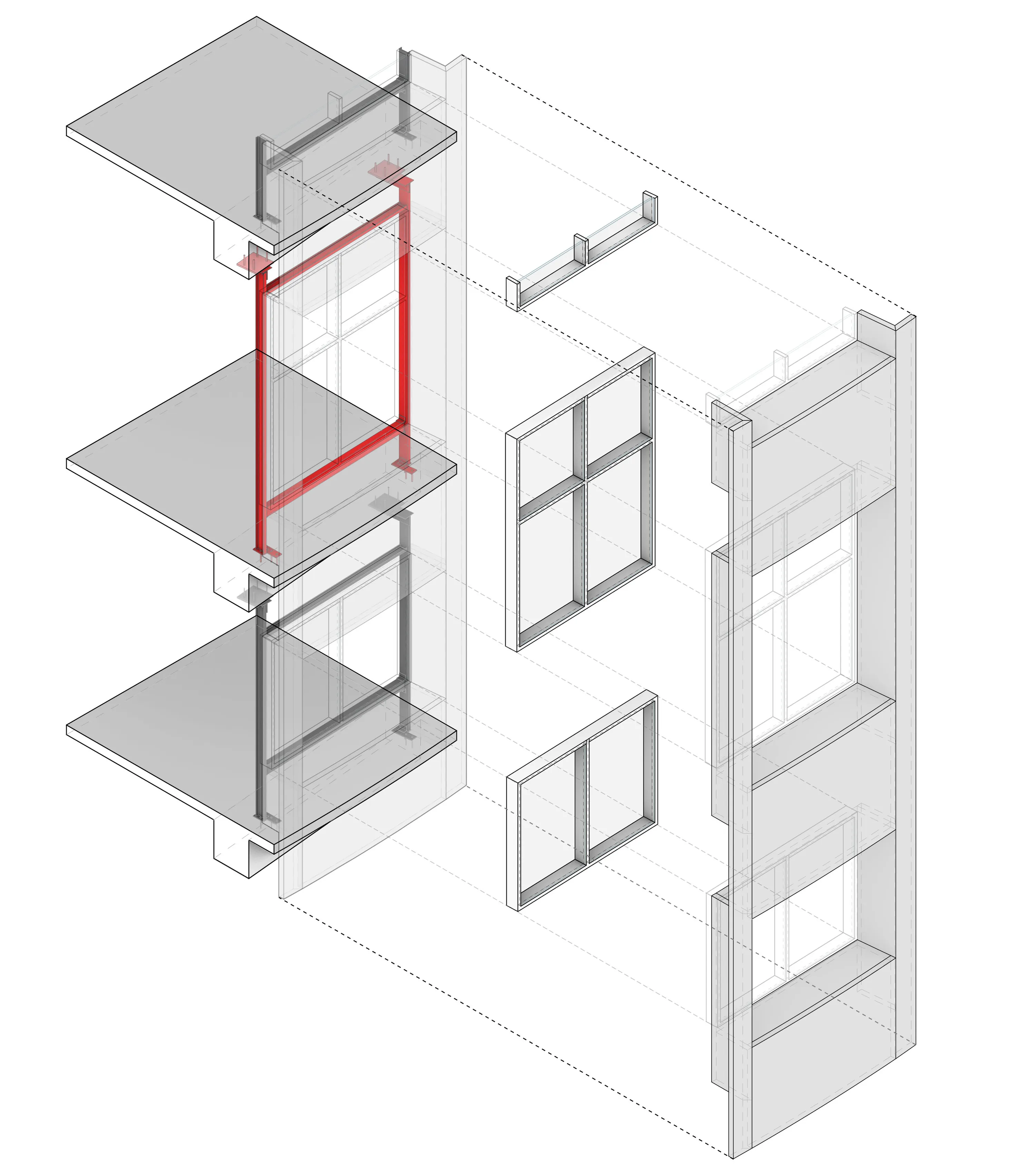 PW 05 Axon 02 With Structural Linework