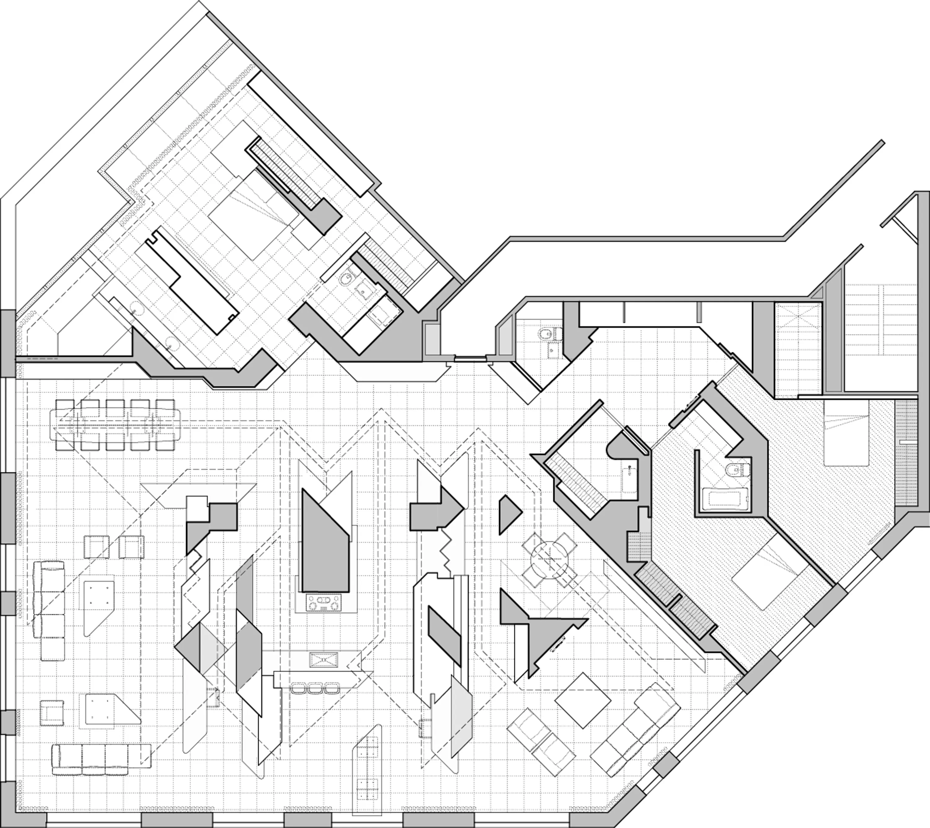 Triangulated Apartment Mono