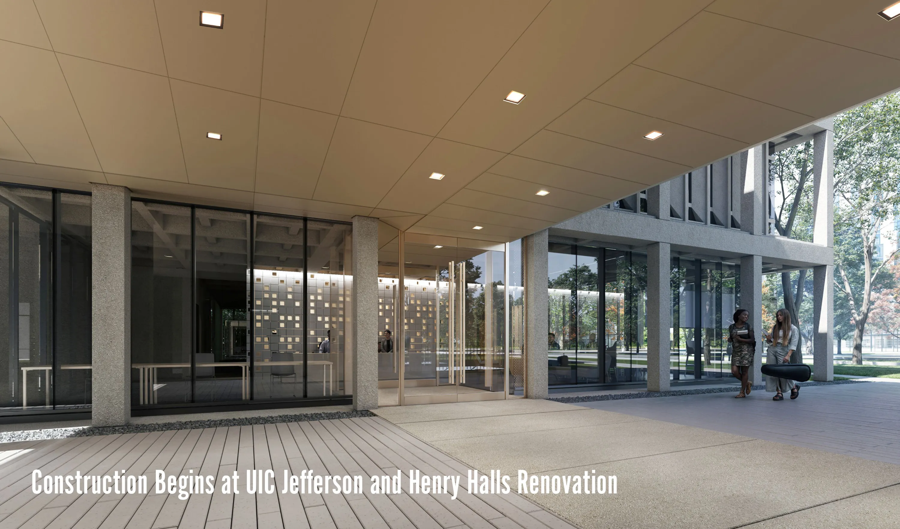 UIC Jefferson and Henry Halls Splash Page